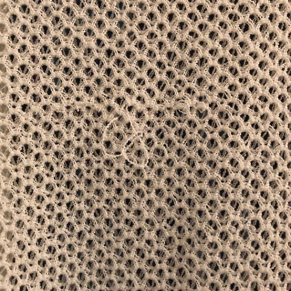 Say What? Ivory long sleeve open knit sweater - Picture 8 of 8